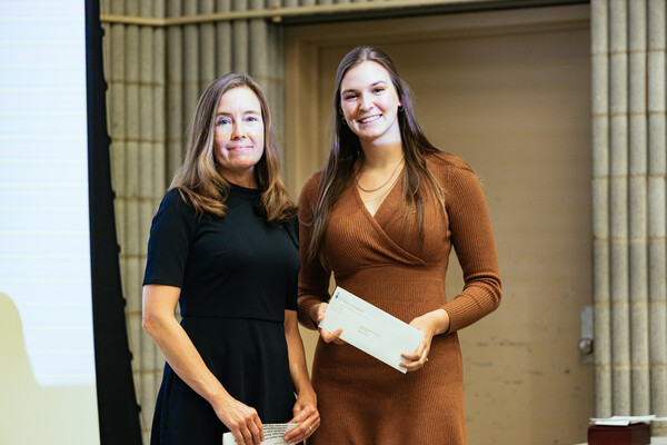 Dr. Lisa Wickerson and Stephanie Chauvin standing together