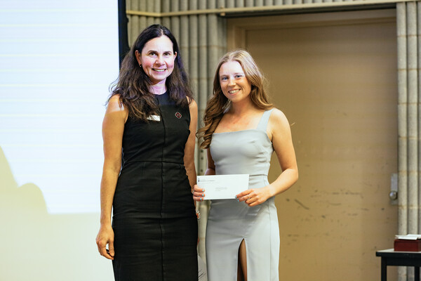 Dr. Brenda Mori and Lauren Philippi standing together.