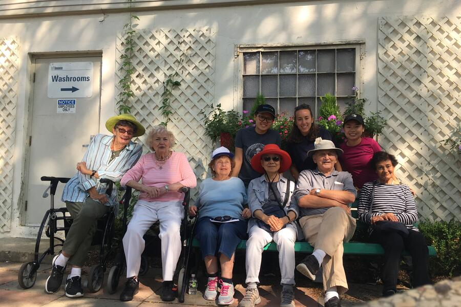 Outdoor Walking Group participants