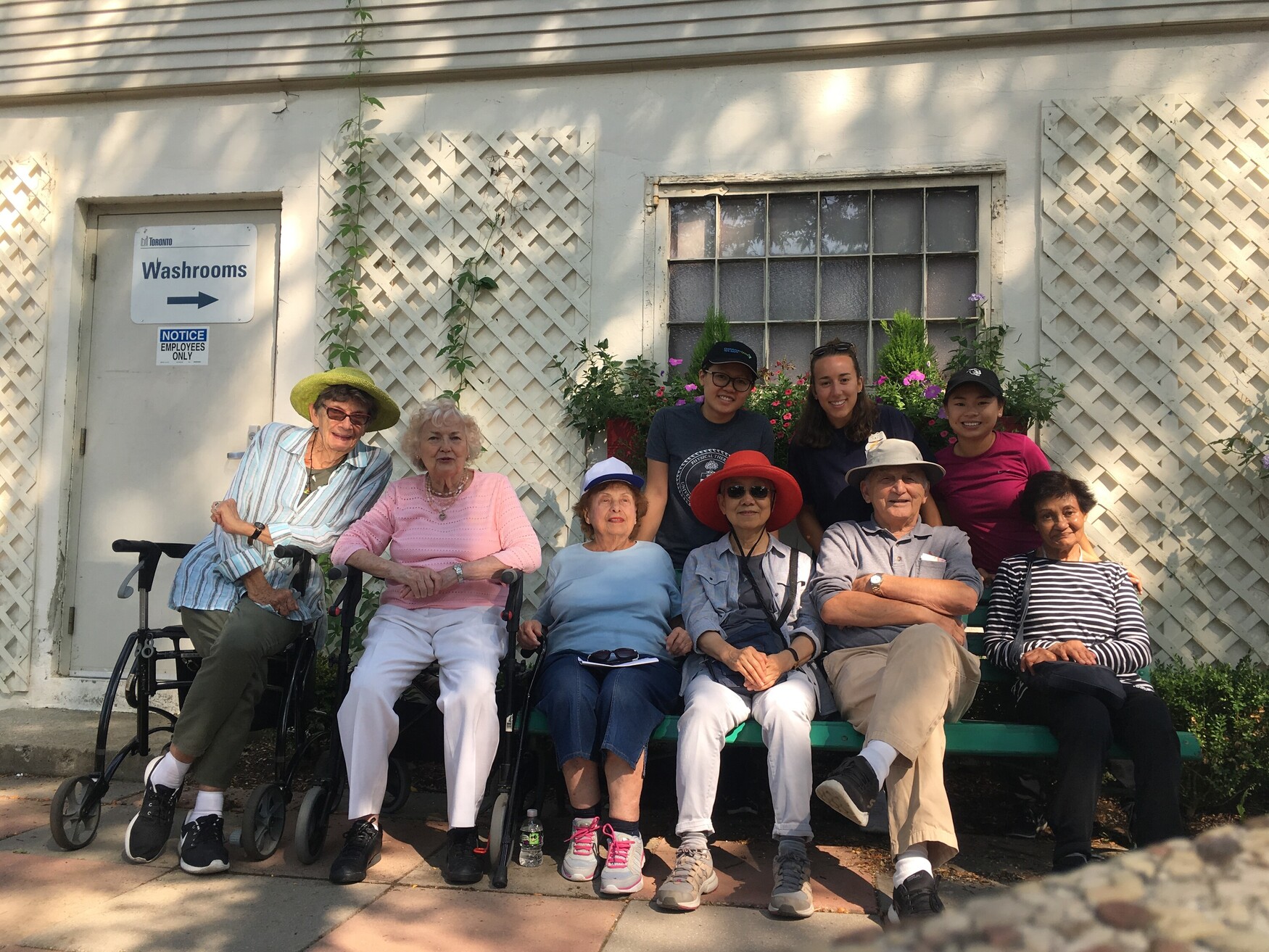 Outdoor Walking Group participants